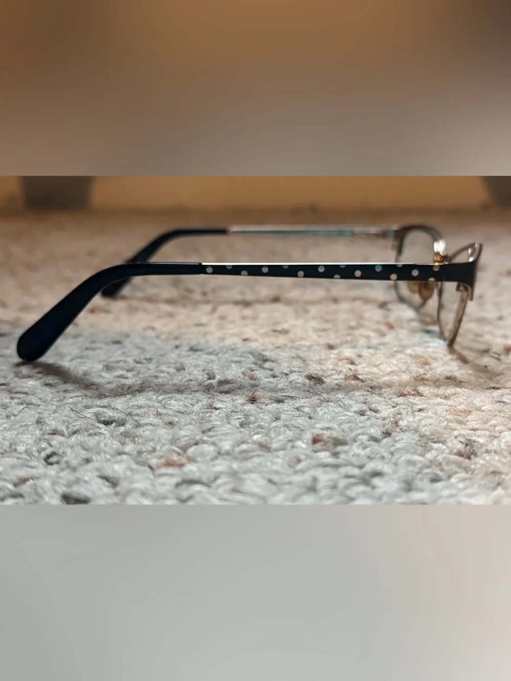 Kate Spade LETICIA 52-16-135 polka dot glasses